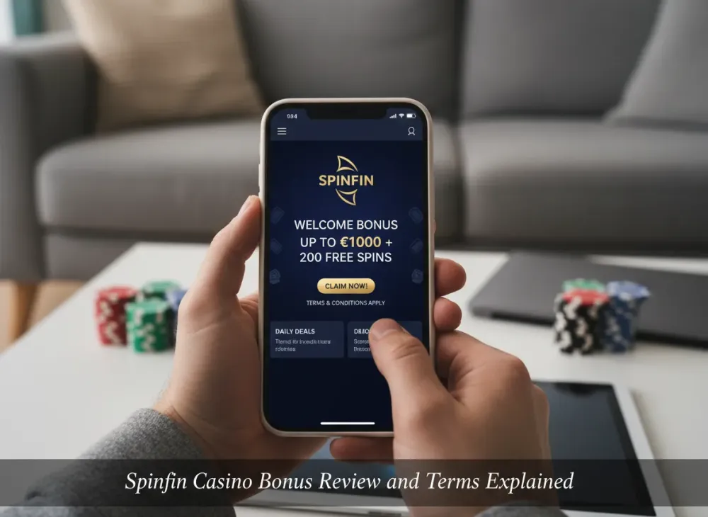 Spinfin casino bonus review and terms explained